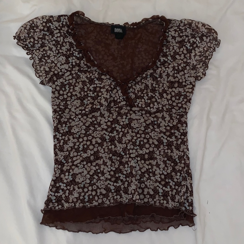 cute brown top